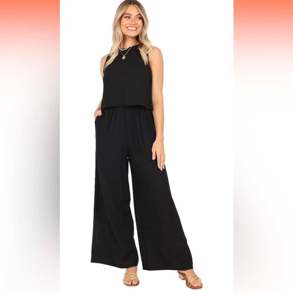 NWT PETAL & PUP MARNIE SET BLACK SIZE M